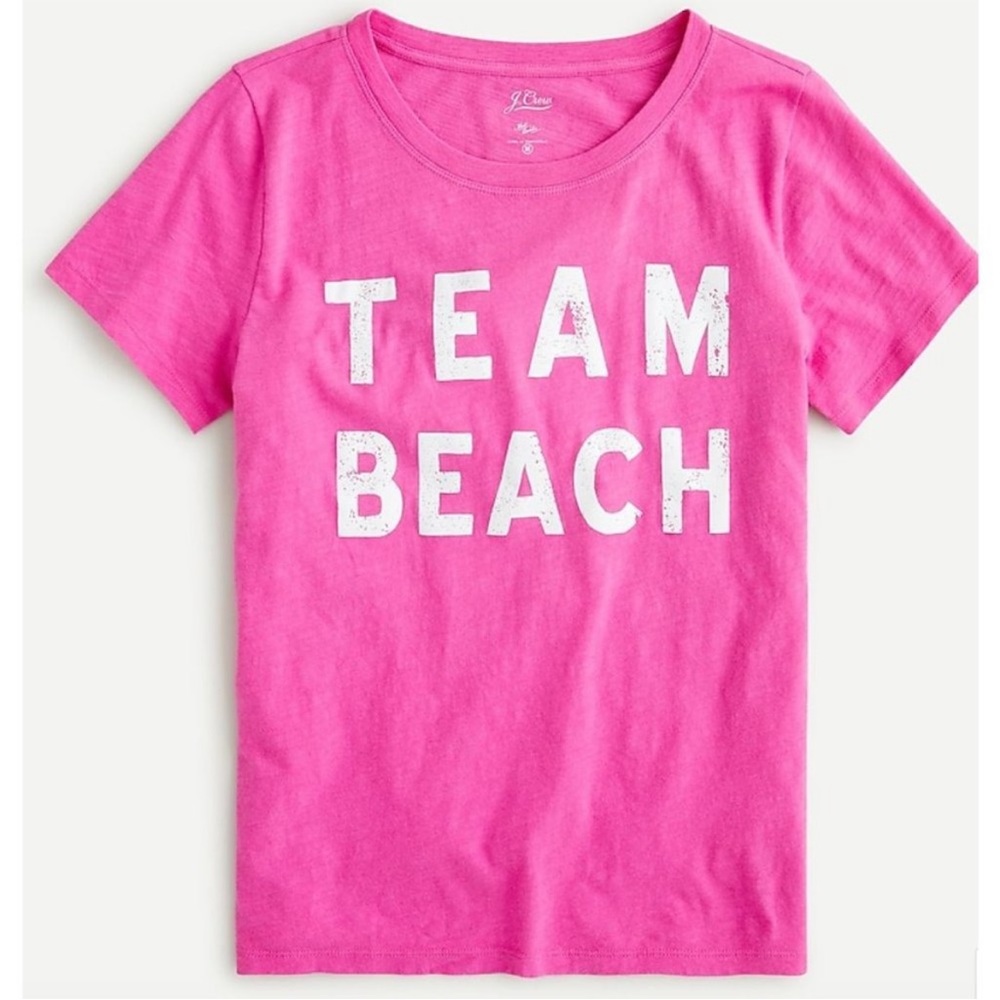 J. Crew Team Beach tee NWT